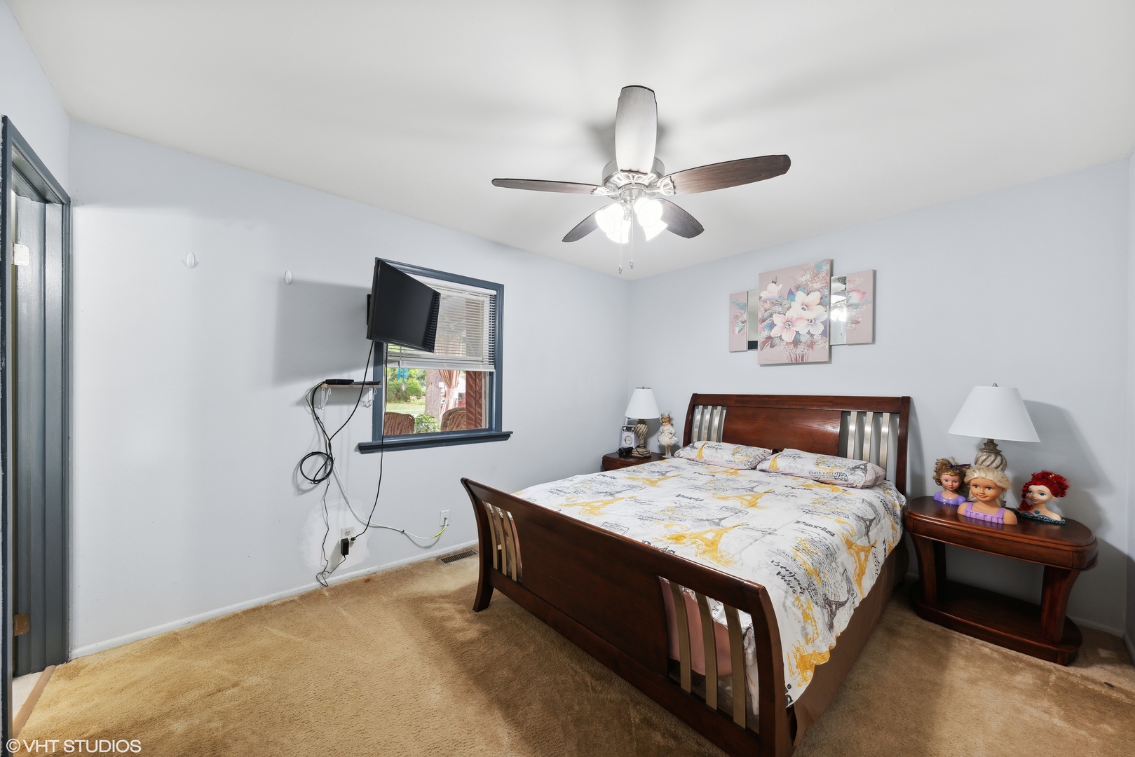 171 Seabury Road Bolingbrook, IL 60440 - Photo 10 of 13 a bedroom with a bed and a chandelier