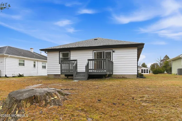 a building with trees in front of it