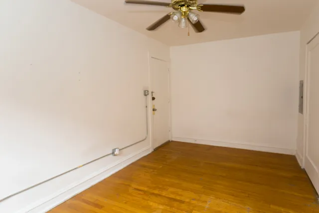 a view of an empty room