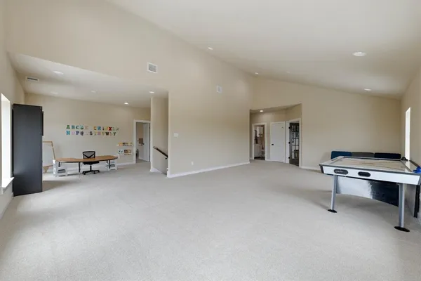 a view of a livingroom and a furniture