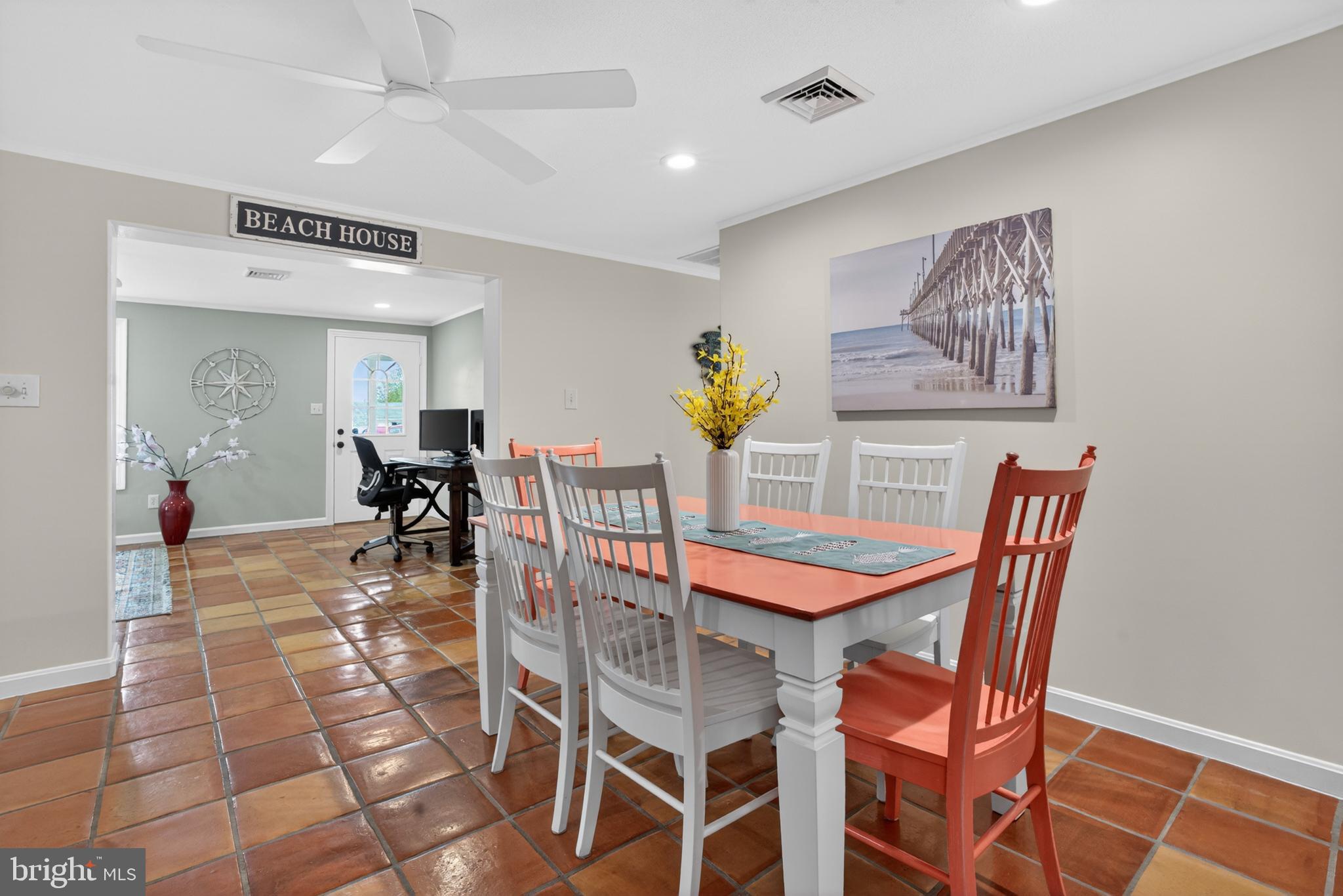 31345 Oak Street Ocean View, DE 19970 - Photo 18 of 49 DINING AREA LOOKING TOWARD LARGE FAMILY ROOM