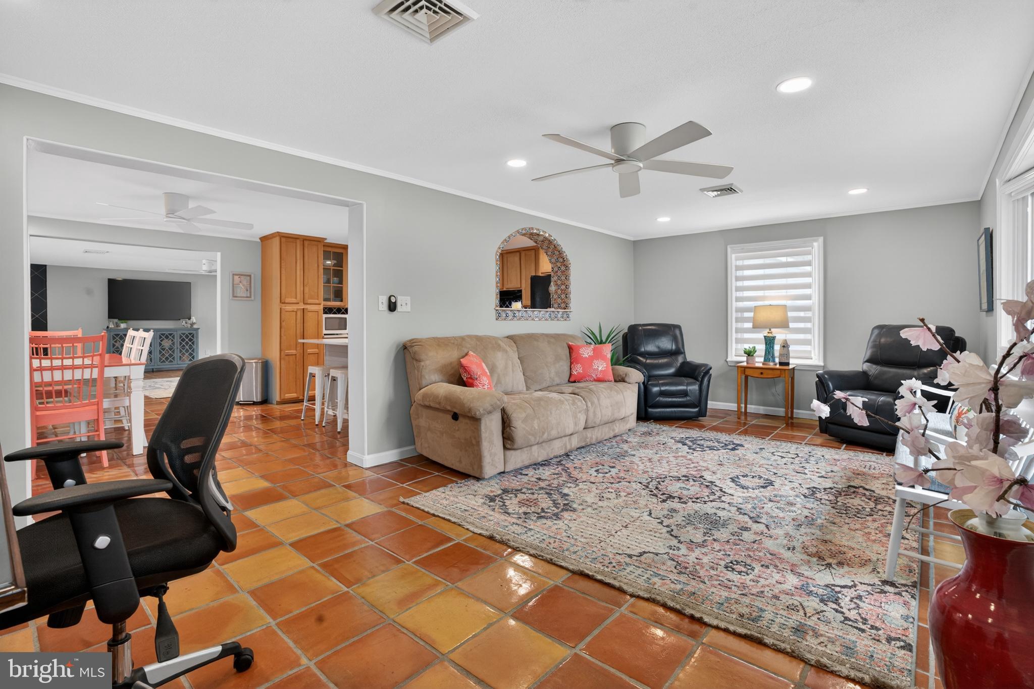 31345 Oak Street Ocean View, DE 19970 - Photo 9 of 49 WELL DESIGNED LIVING ROOM WITH TILE FLOORS
