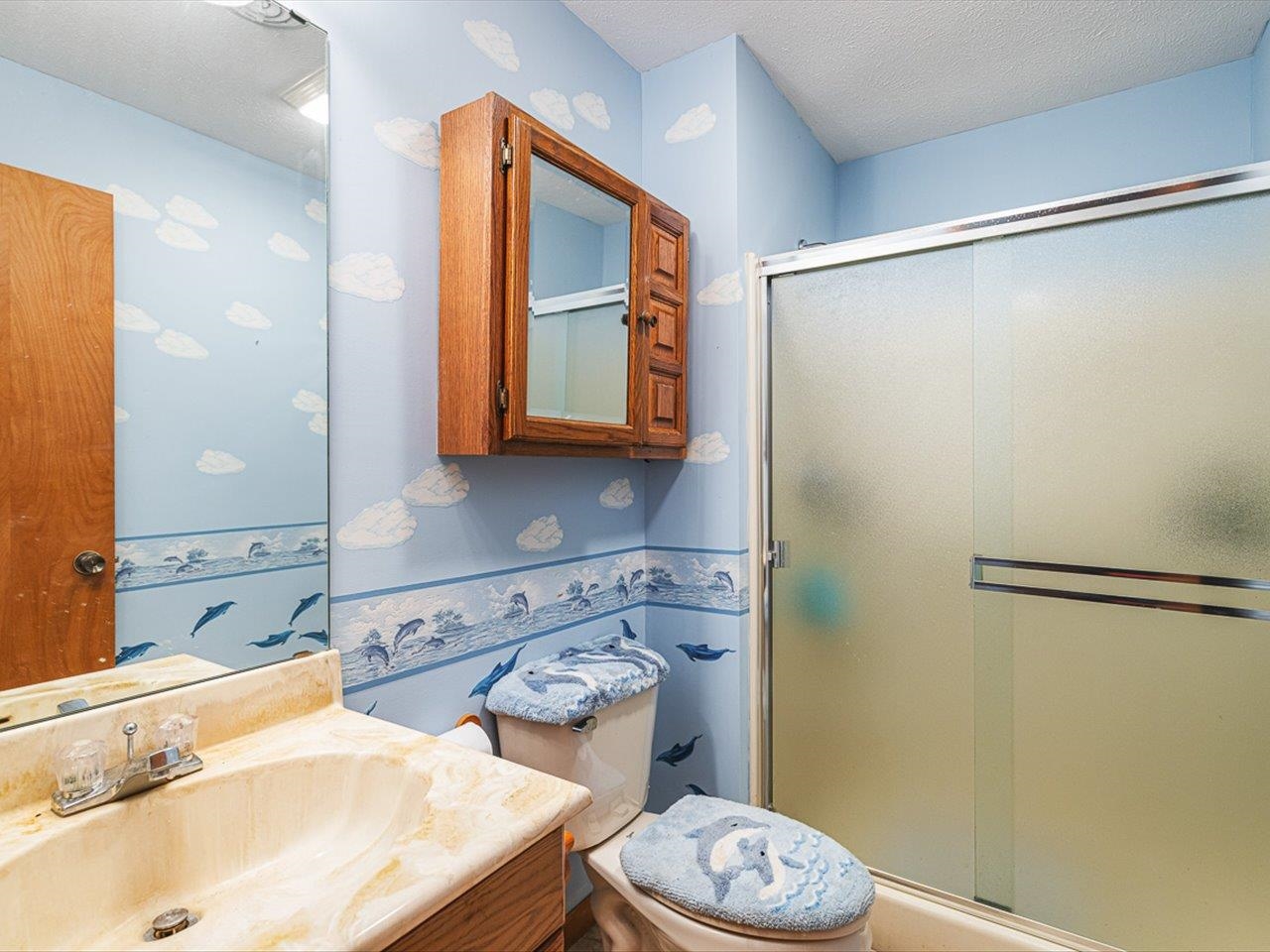 1106 Drexel Road Lake Summerset, IL 61019 - Photo 30 of 43 a bathroom with a sink and a mirror