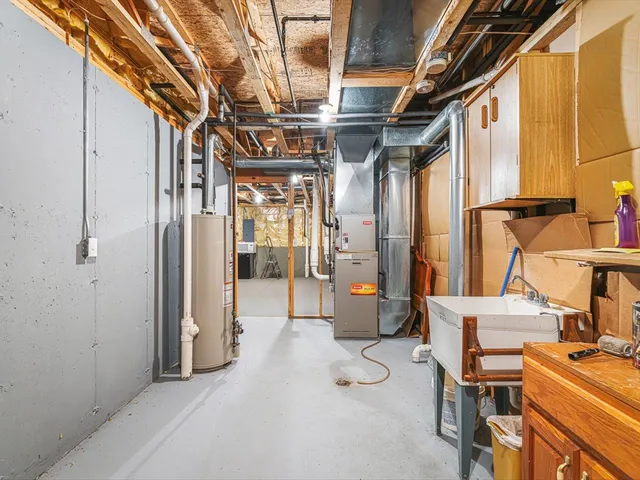 a view of a storage room