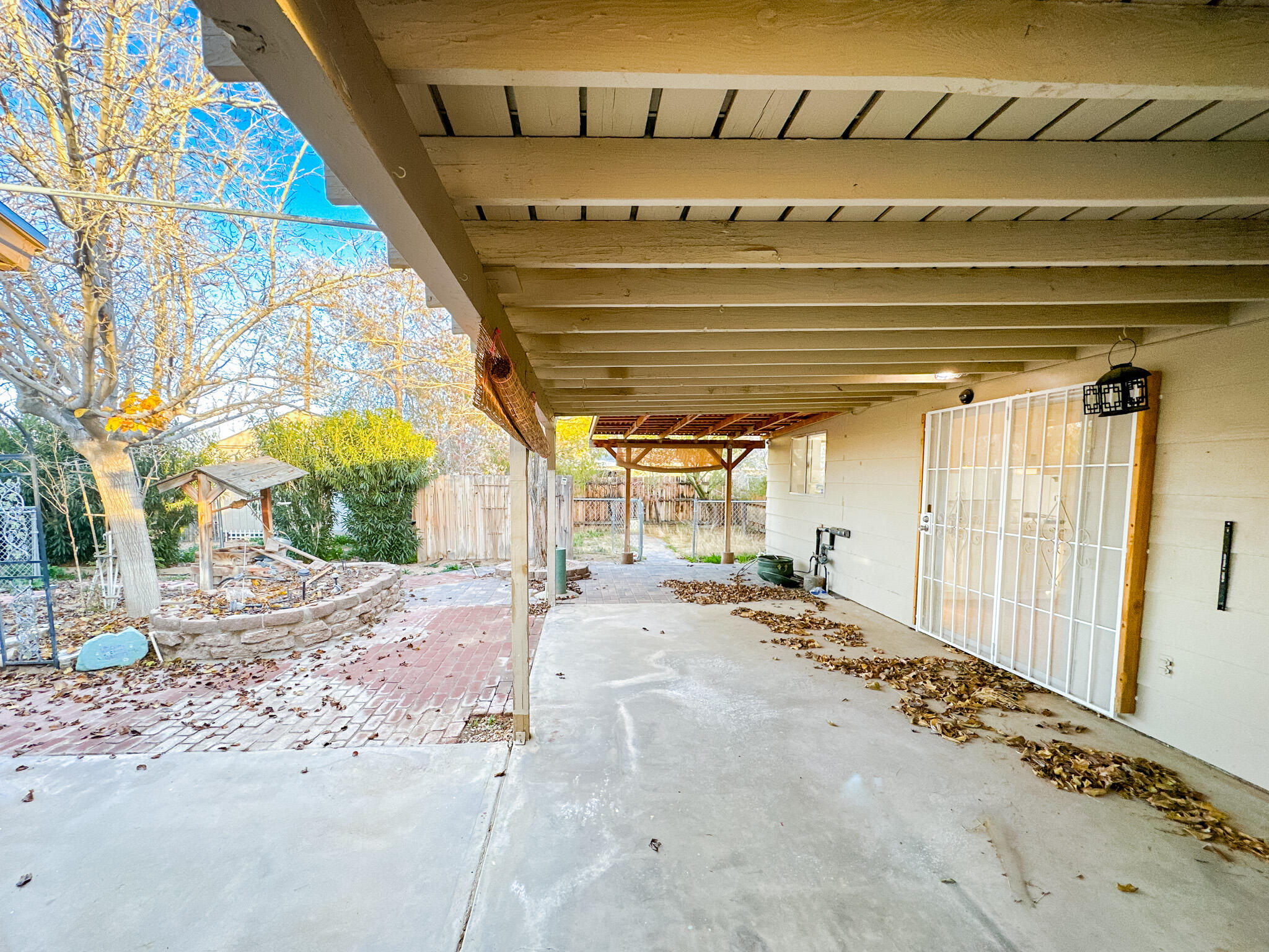 1228 West St George Avenue Ridgecrest, CA 93555 - Photo 23 of 30 a view of a backyard of a house