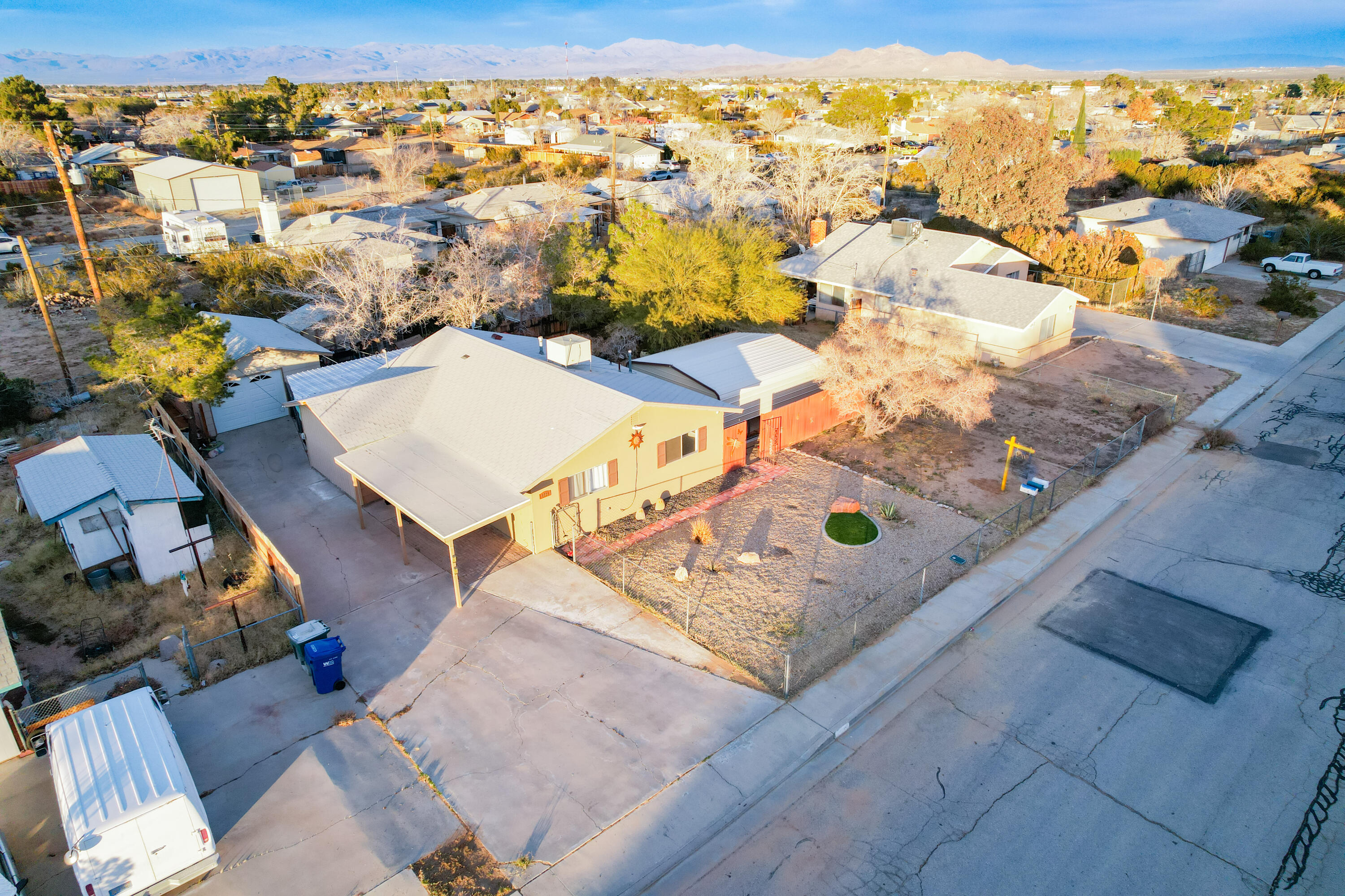 1228 West St George Avenue Ridgecrest, CA 93555 - Photo 5 of 30 an aerial view of residential houses with outdoor space
