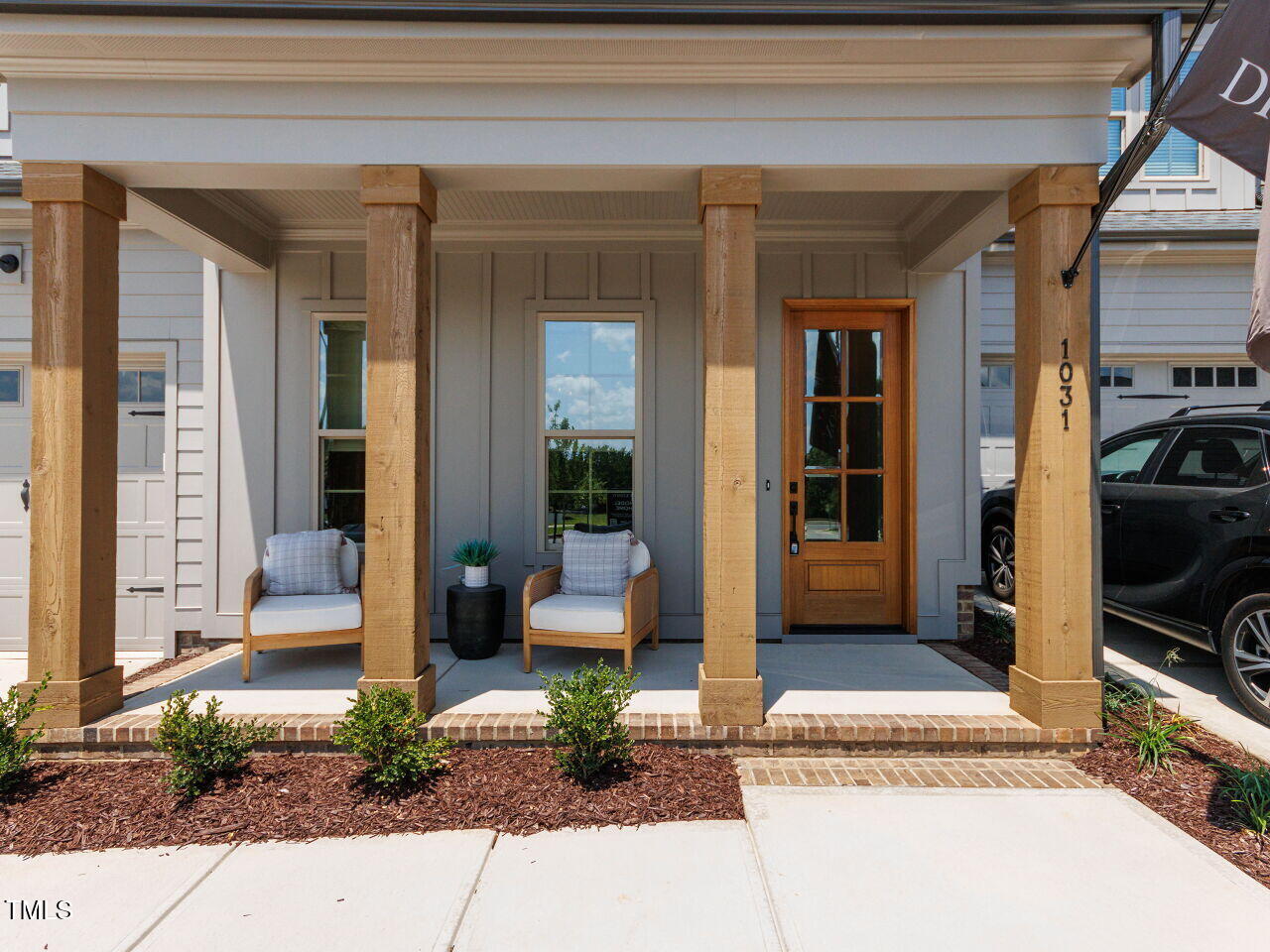 1031 Coldspring Circle Durham, NC 27705 - Photo 2 of 44 a front view of a house with a outdoor space