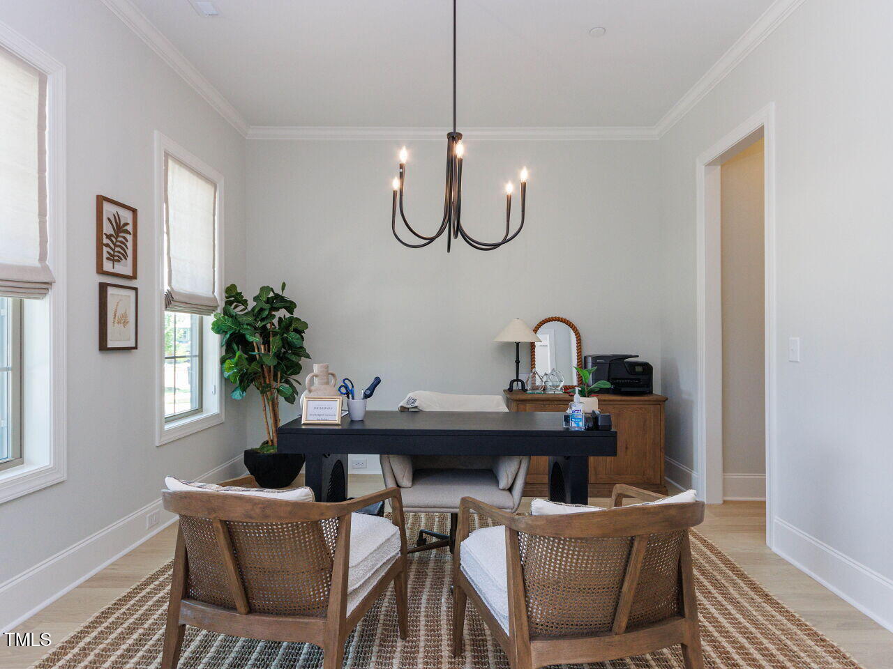 1031 Coldspring Circle Durham, NC 27705 - Photo 4 of 44 a dining room with furniture and window