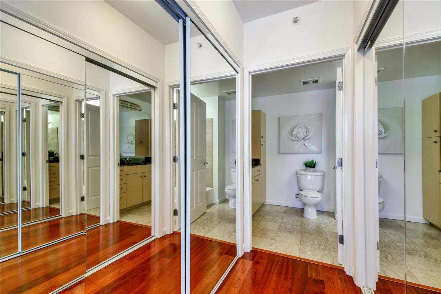 140 South Van Ness Avenue, Unit 422 San Francisco, CA 94103 - Photo 18 of 32 a bathroom with a tub shower and sink