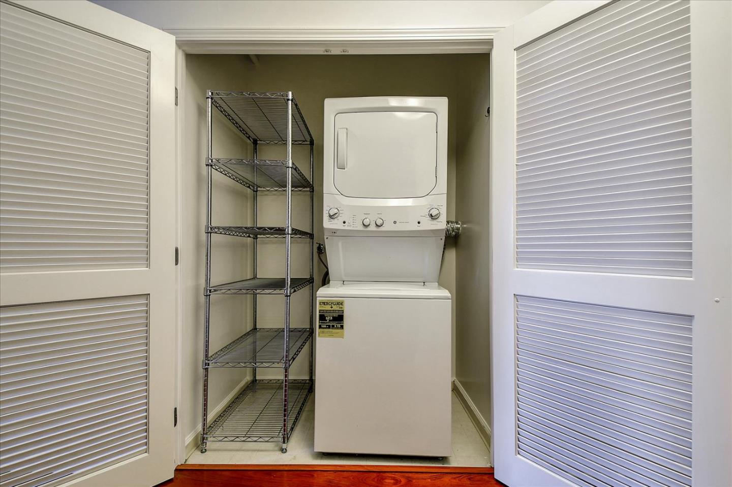 140 South Van Ness Avenue, Unit 422 San Francisco, CA 94103 - Photo 22 of 32 a utility room with dryer and washer