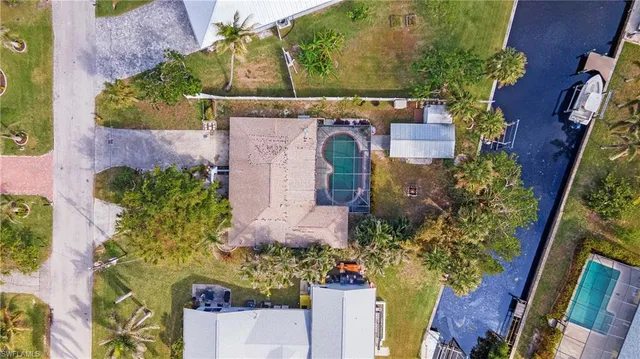 a house that has a tree in it
