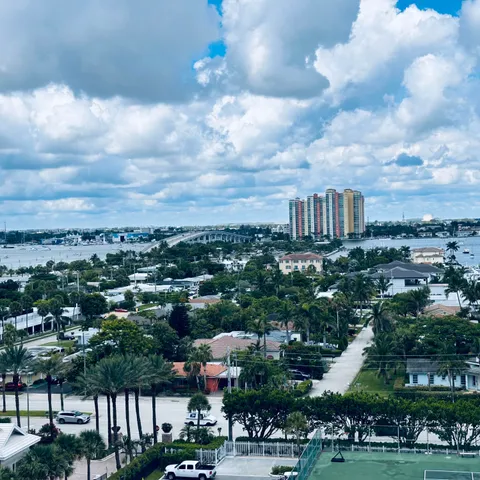 a view of roof deck with patio