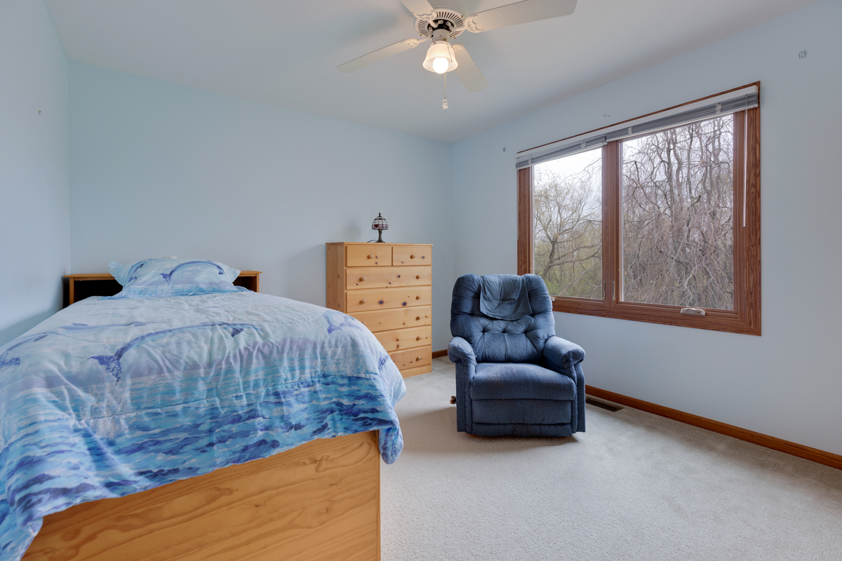 43W330 Main Street Road Elburn, IL 60119 - Photo 26 of 34 a bedroom with a bed and a large window