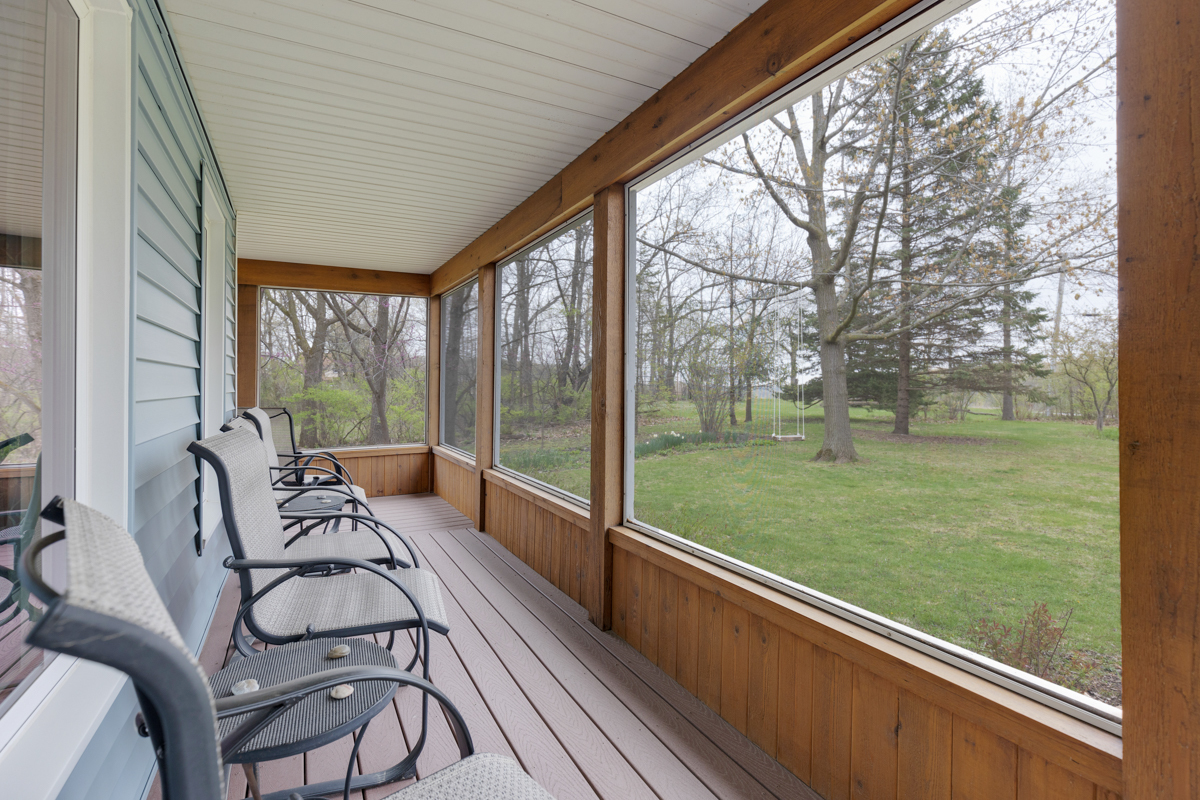 43W330 Main Street Road Elburn, IL 60119 - Photo 4 of 34 a balcony with furniture and a view of lake