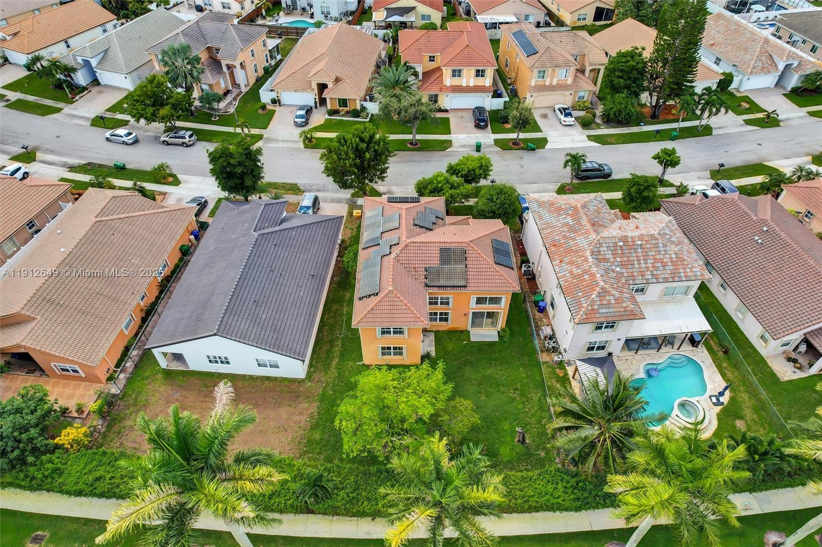 13117 Southwest 49th Court Miramar, FL 33027 - Photo 63 of 65 an aerial view of multiple houses with yard
