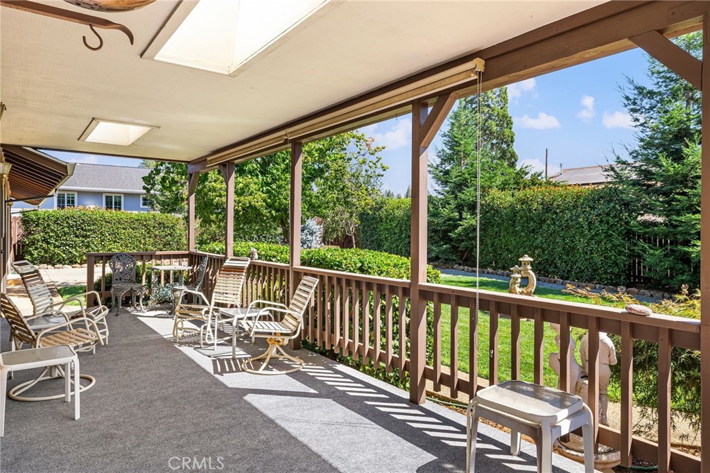 5770 Ingalls Road Paradise, CA 95969 - Photo 41 of 63 a view of a two chair in the balcony