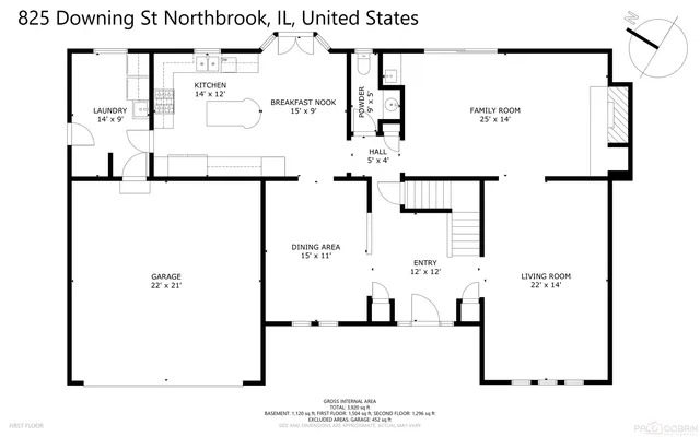 $878,000 | 825 Downing Street, Northbrook, IL 60062