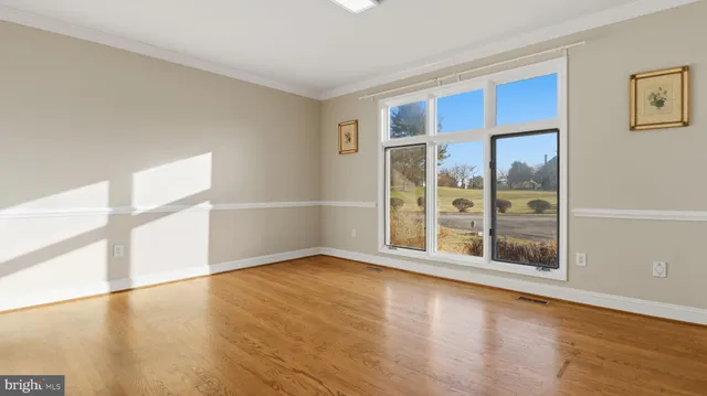 wooden floor in an empty room