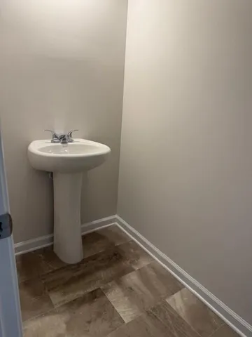 a bathroom with a sink