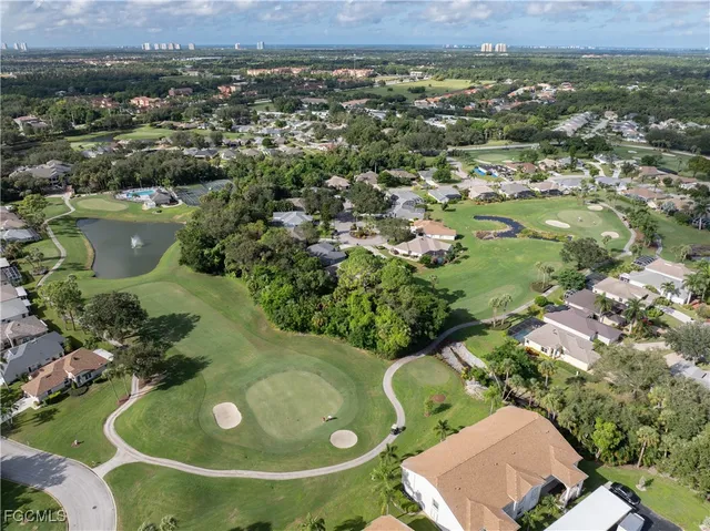 a view of a swimming pool with an ocean view