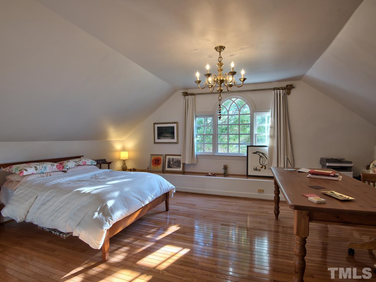 3809 Chippenham Road Durham, NC 27707 - Photo 22 of 23 Great 3rd floor studio or study with a wall of bookcases....large enough for a bed for overflow guests!