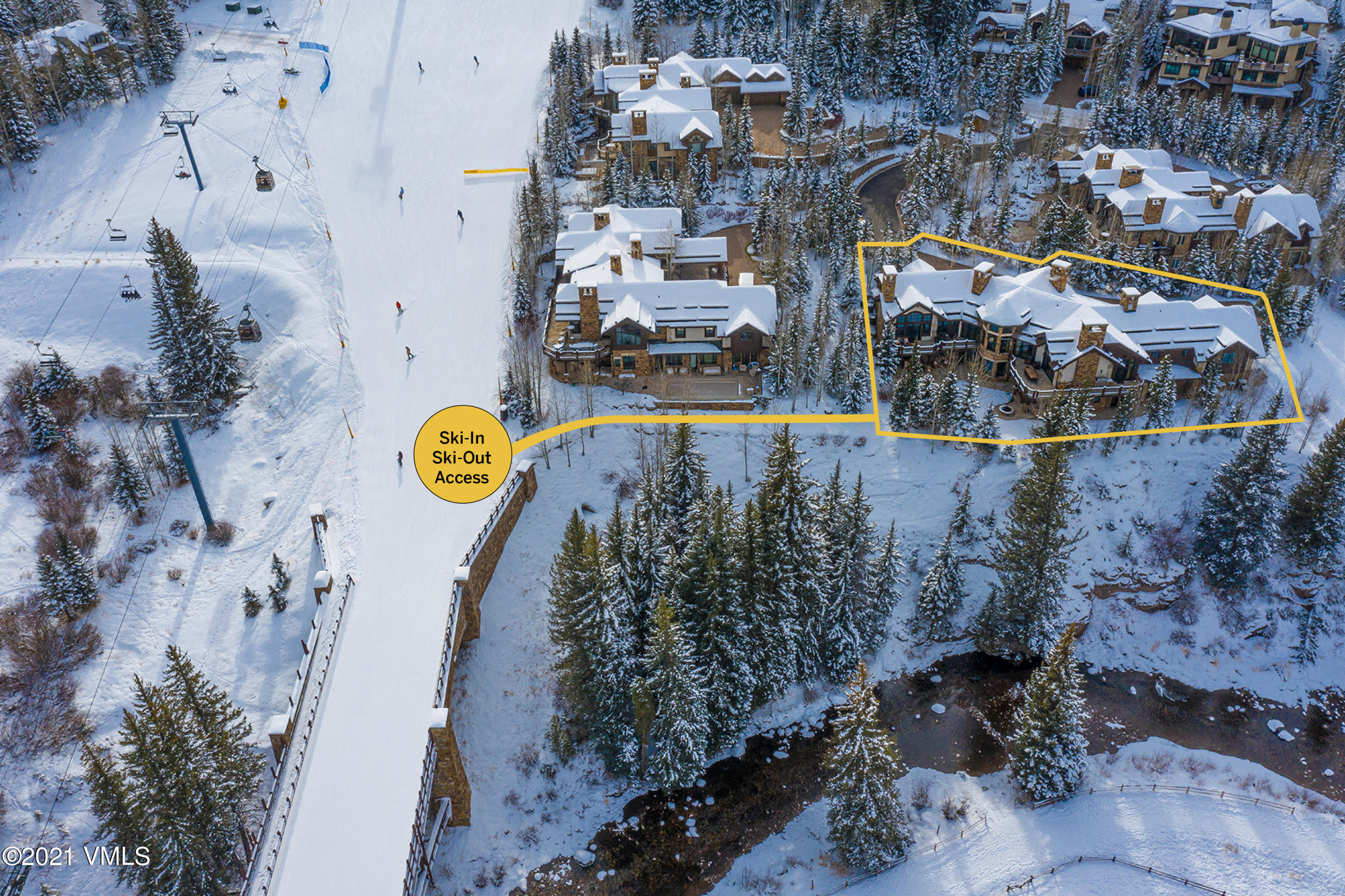 615 Forest Place Vail, CO 81657 - Photo 3 of 56 an aerial view of a swimming pool