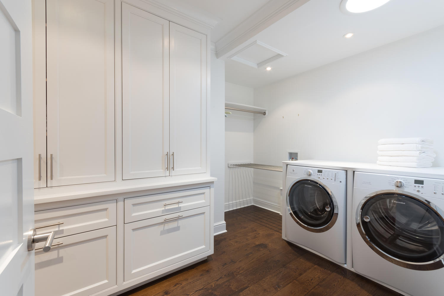 112 5 Mile River Road Darien, CT 06820 - Photo 22 of 34 a utility room with dryer and washer