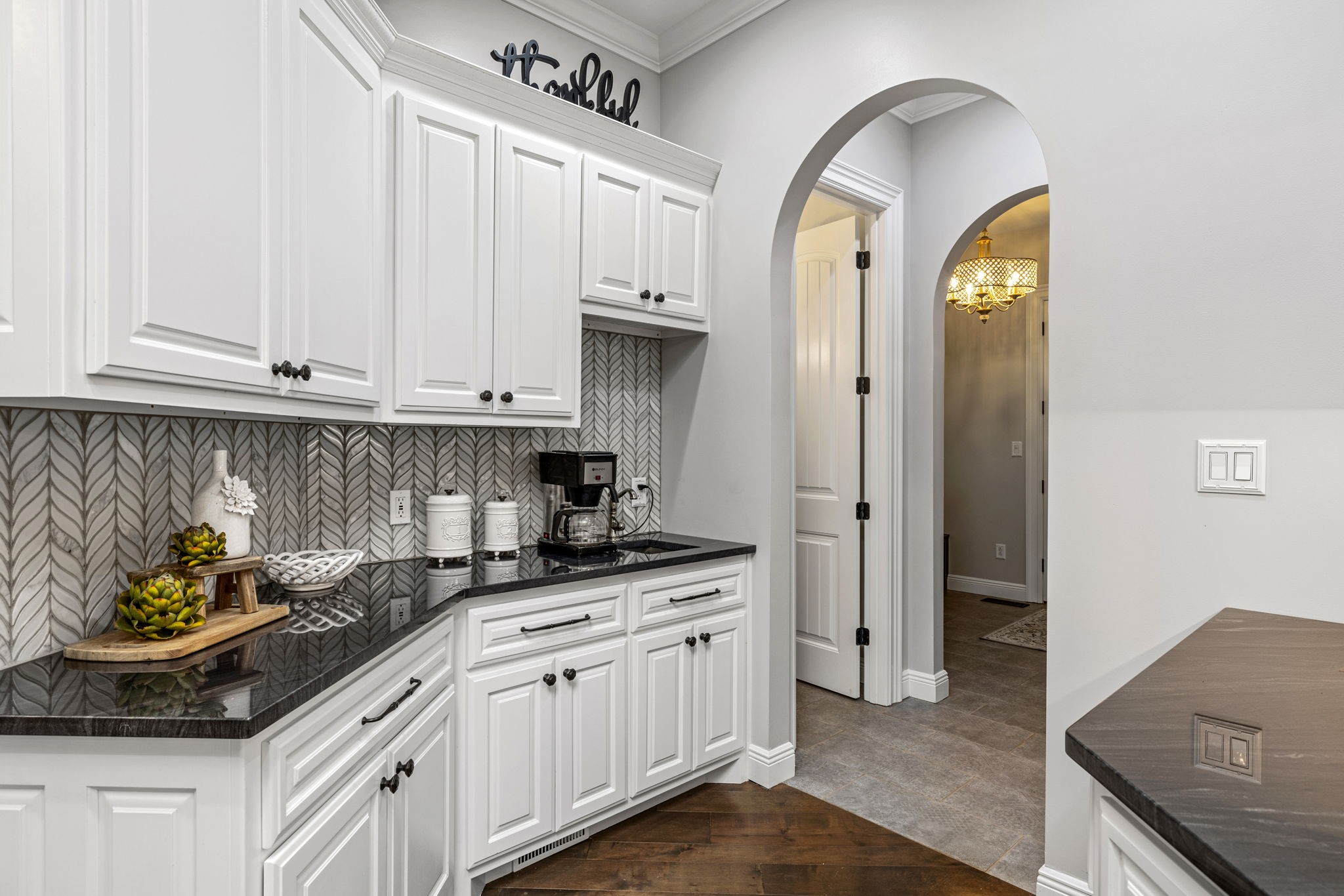 74 Pine Lake Road Summertown, TN 38483 - Photo 38 of 90 a kitchen with stainless steel appliances granite countertop a stove a sink and a white cabinets