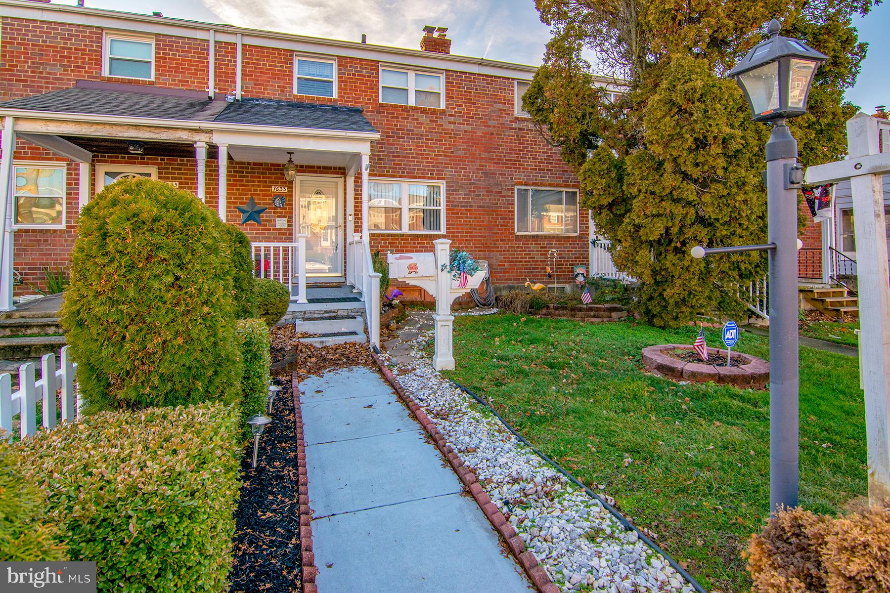 7633 Charlesmont Road Baltimore, MD 21222 - Photo 1 of 28 Covered Front Porch & nice landscaping!