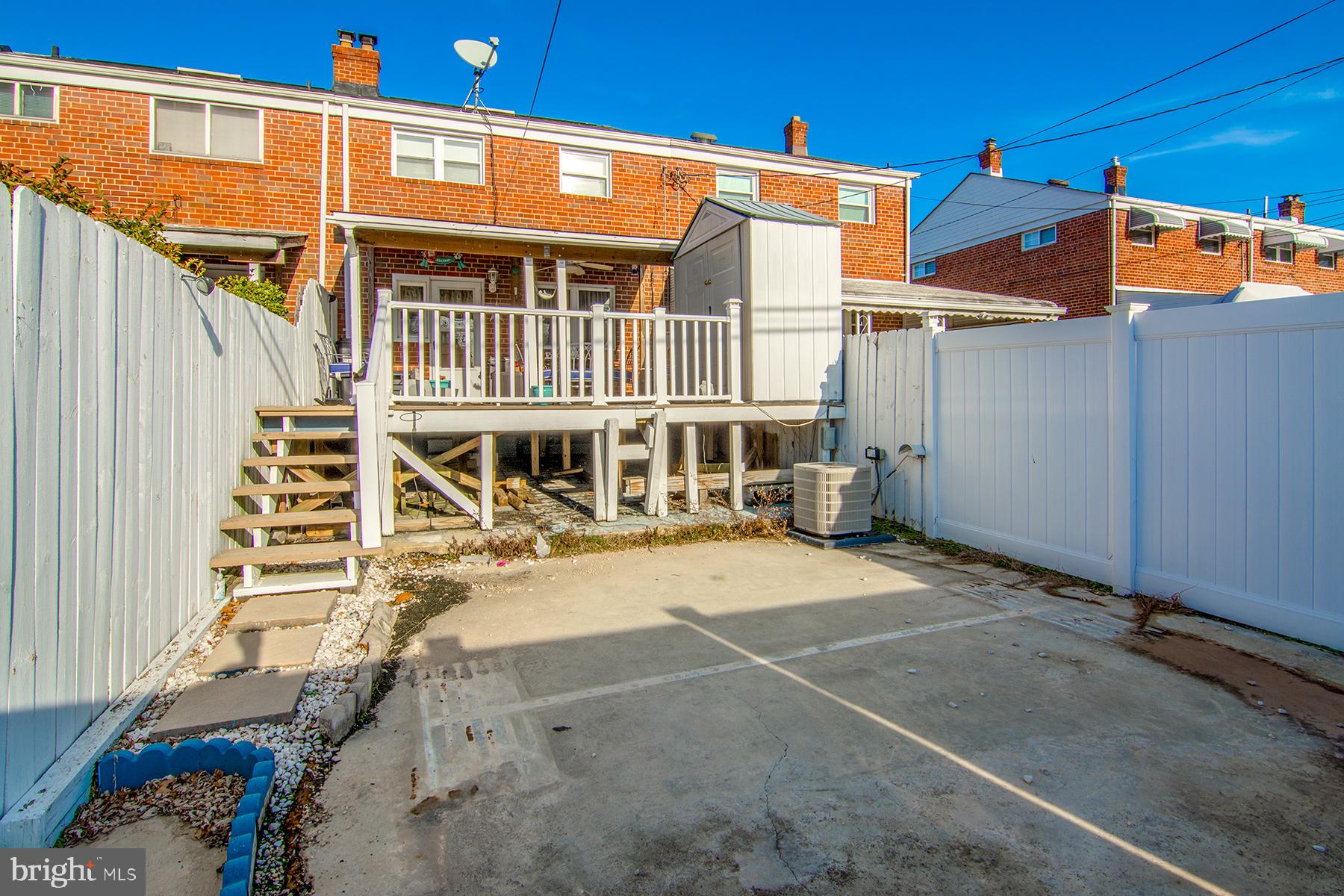 7633 Charlesmont Road Baltimore, MD 21222 - Photo 25 of 28 Rear yard perfect for a pool!