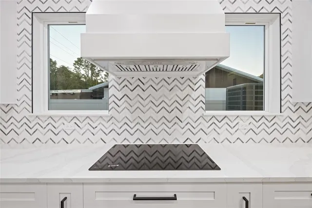 a close up of a mirror