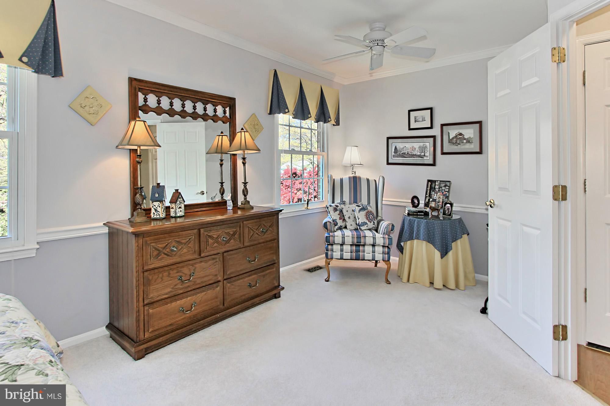 8305 Magic Leaf Road Springfield, VA 22153 - Photo 19 of 30 Bedroom 2 has Charming Sitting Area