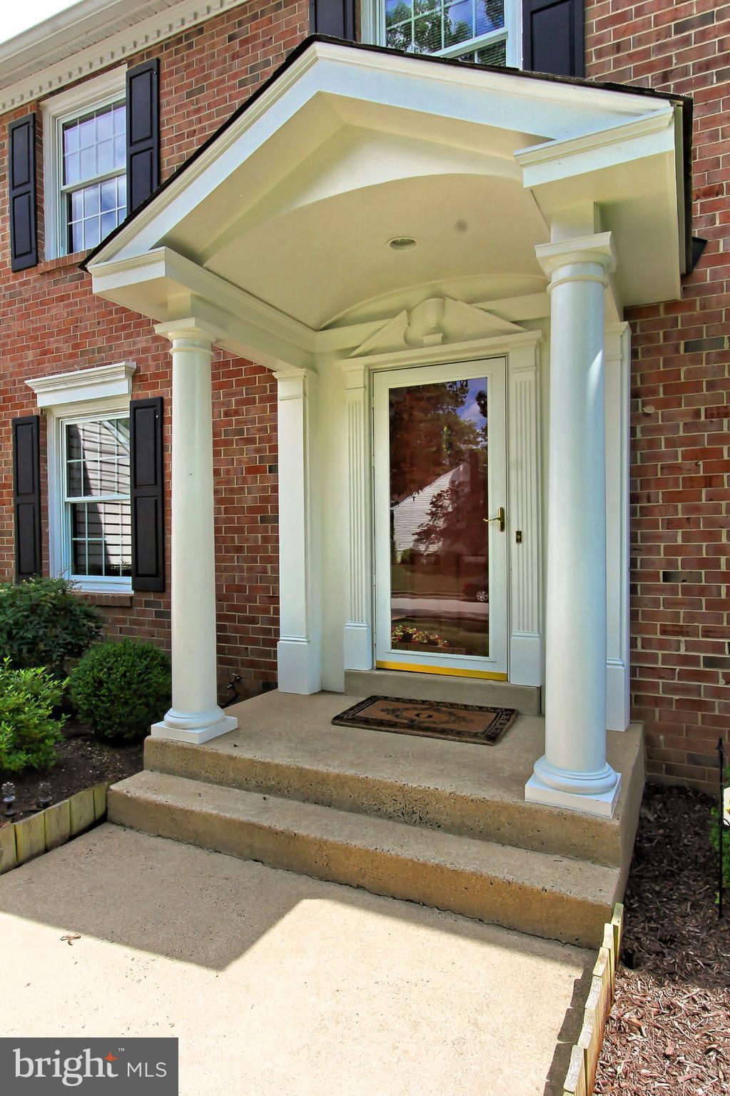 8305 Magic Leaf Road Springfield, VA 22153 - Photo 3 of 30 Custom Beautiful Front Door Portico