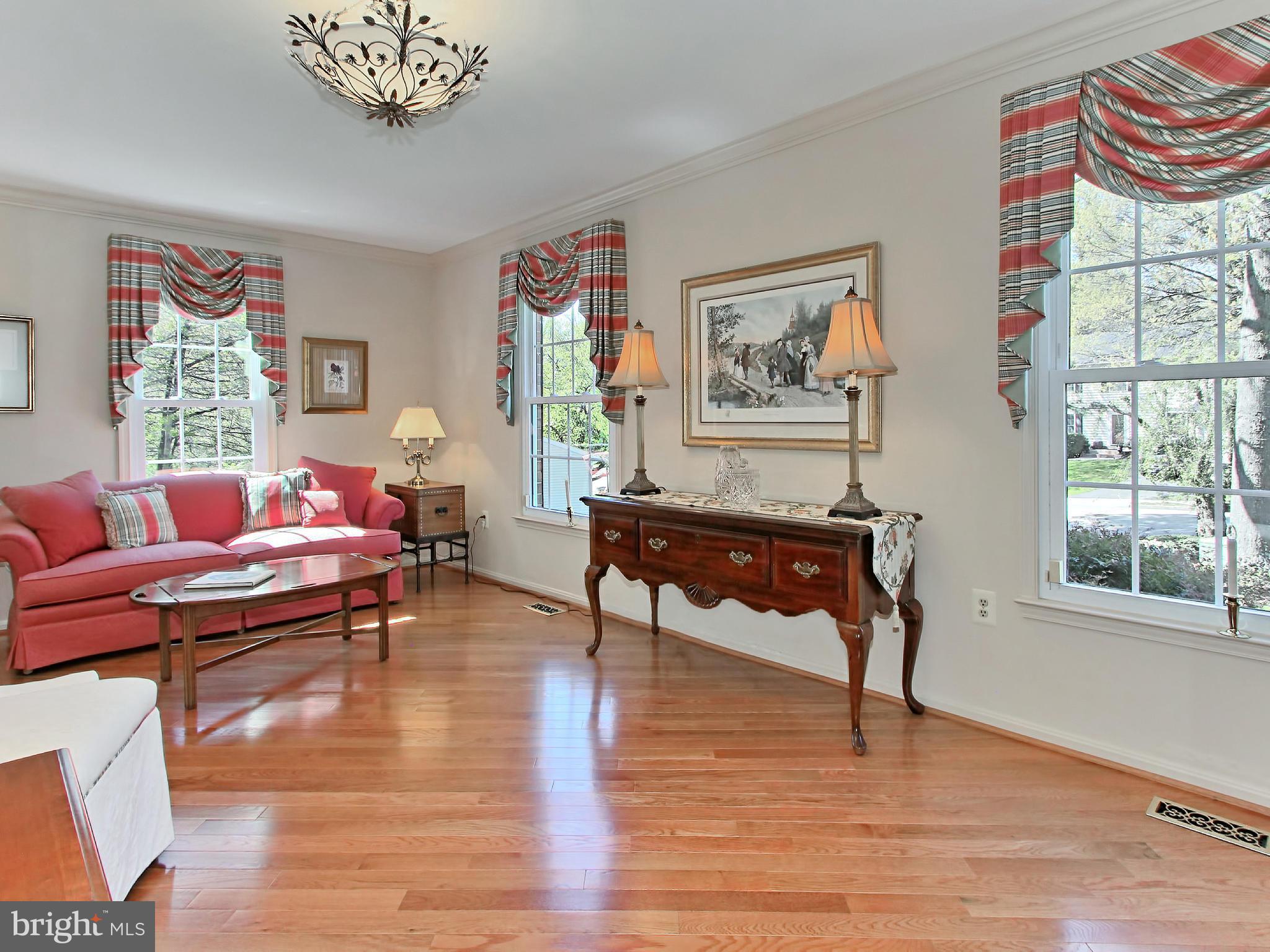 8305 Magic Leaf Road Springfield, VA 22153 - Photo 6 of 30 Large Formal Living Room with Beautiful Views