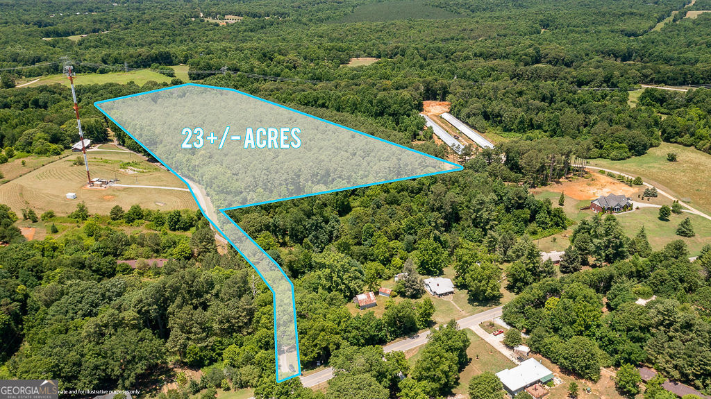 7500 County Line Road Lula, GA 30554 - Photo 1 of 1 an aerial view of a house