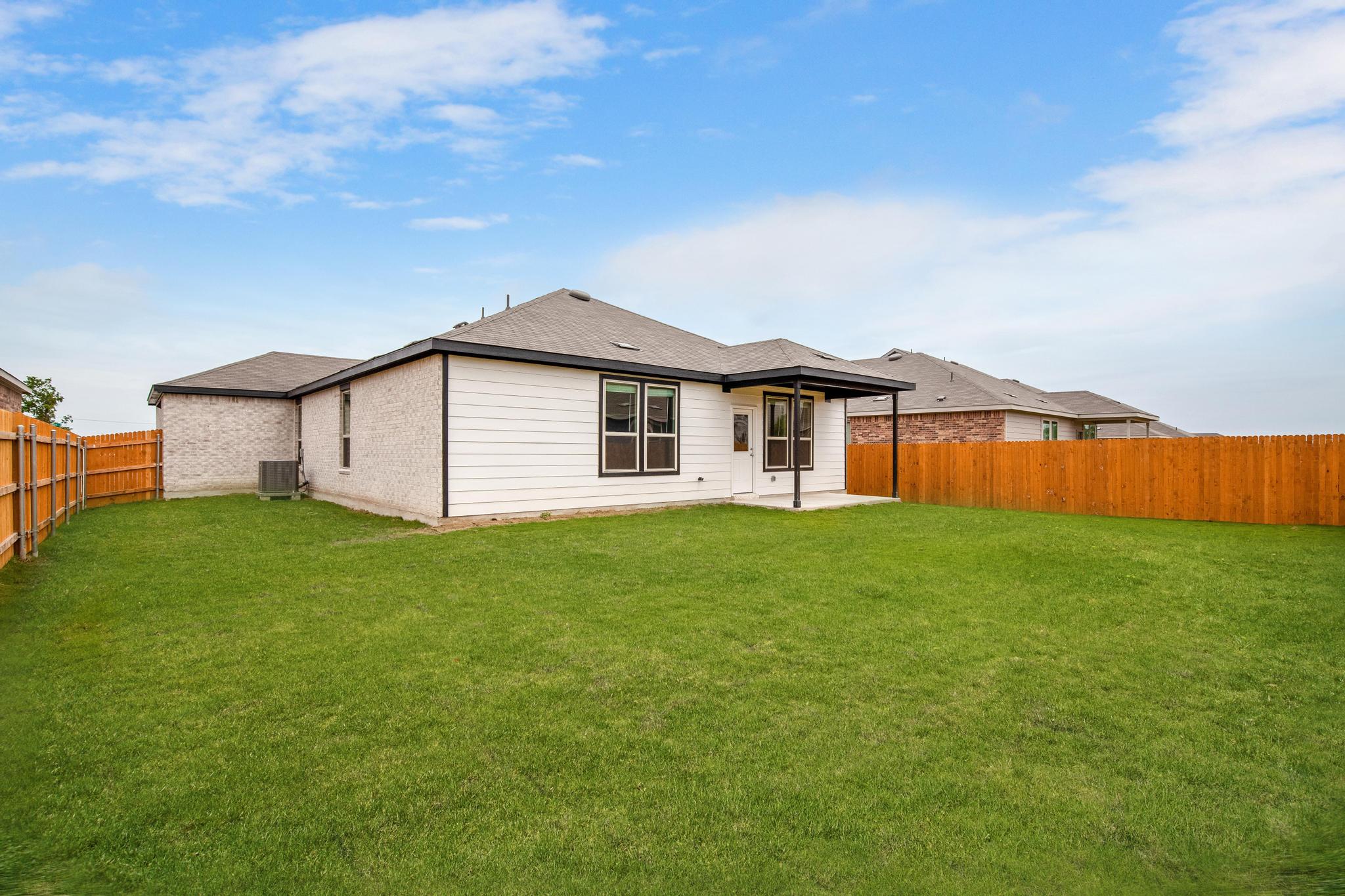 200 Janice Road Taylor, TX 76574 - Photo 24 of 25 A spacious backyard with vibrant green grass, perfect for outdoor activities and relaxation.