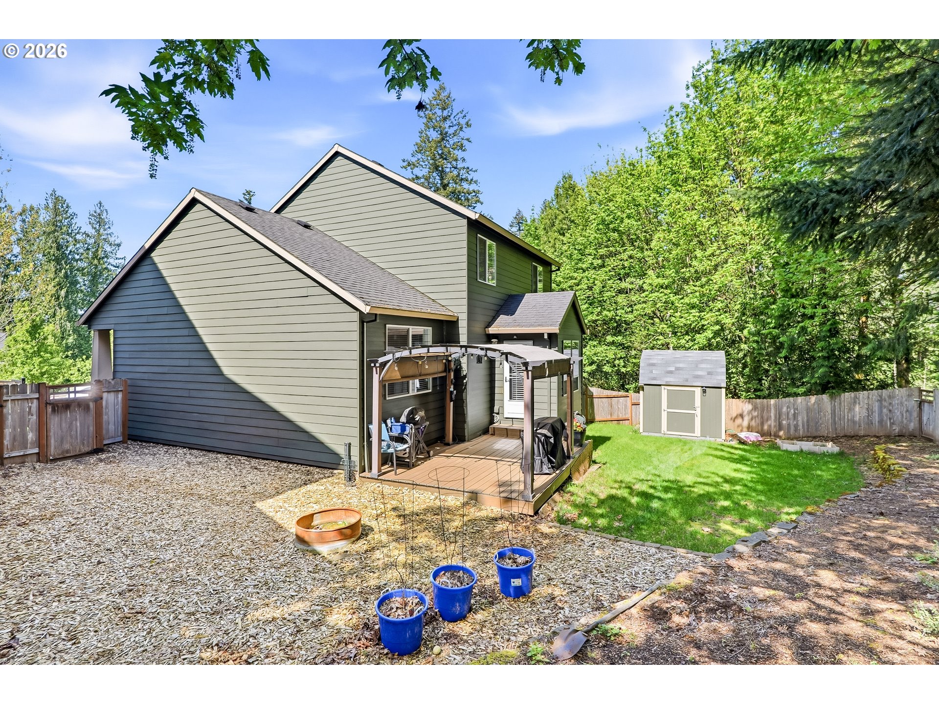 17376 Aubin Street Sandy, OR 97055 - Photo 19 of 21 a view of a house with backyard