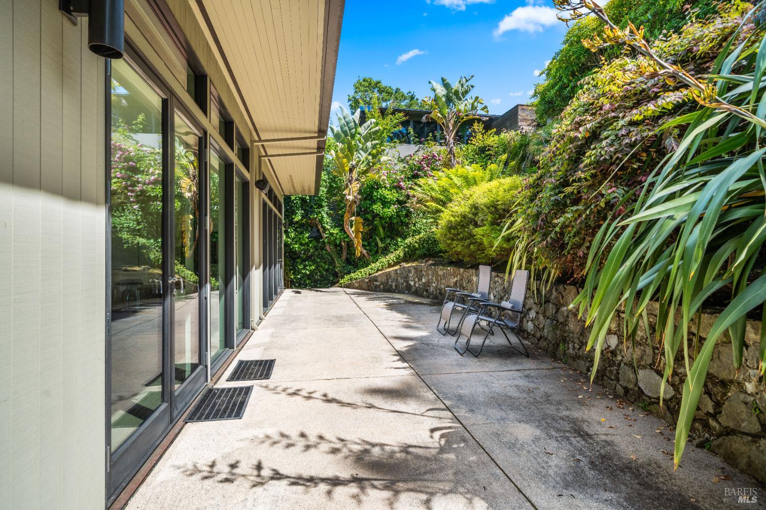 408 Golden Gate Avenue Belvedere, CA 94920 - Photo 41 of 71 a view of backyard with patio