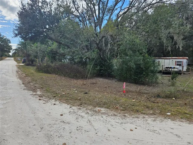a backyard of a house with a yard and entertaining space