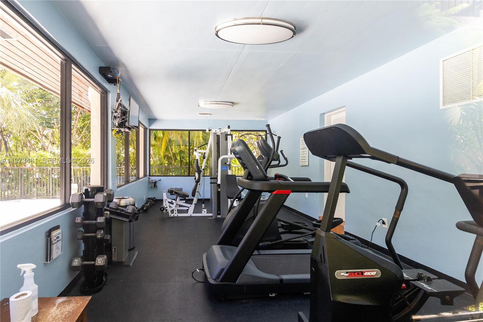 101 Ocean Ln Drive, Unit 1012 Key Biscayne, FL 33149 - Photo 33 of 39 a view of a room with gym equipment