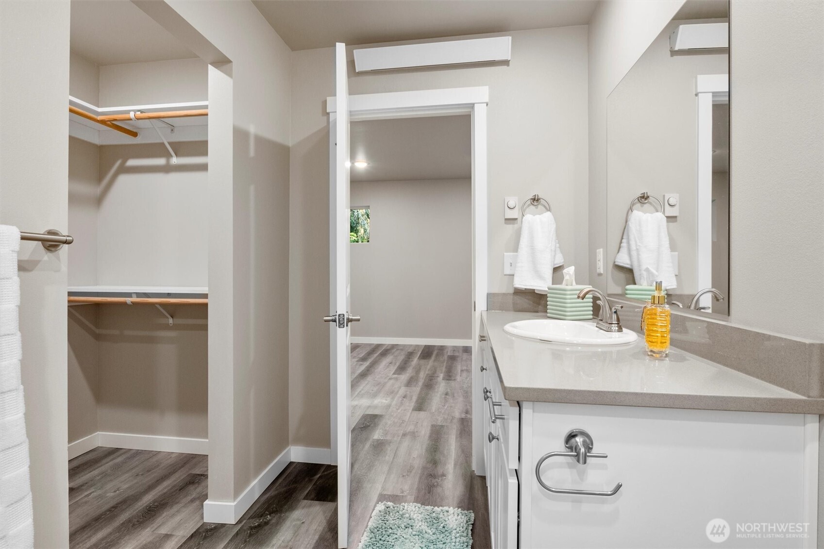 38 Harborview Drive Bellingham, WA 98229 - Photo 26 of 39 a bathroom with a sink and a mirror