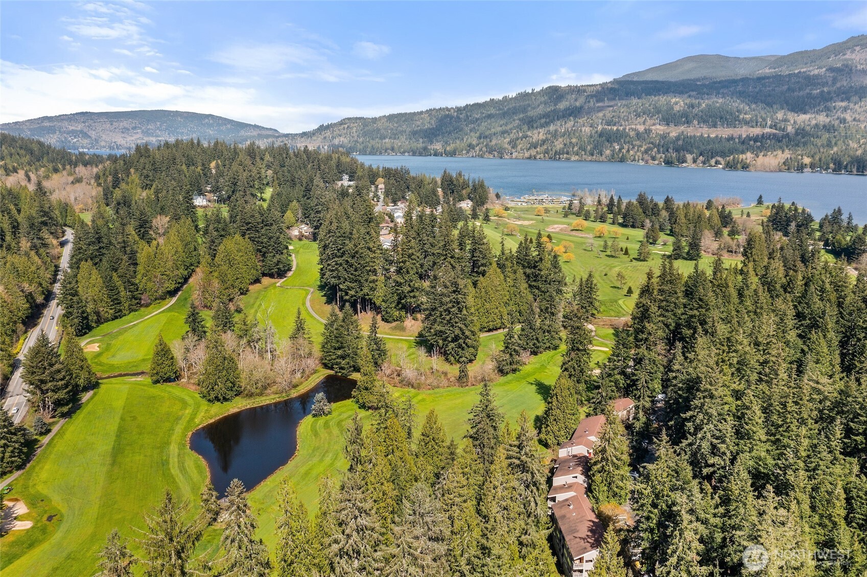 38 Harborview Drive Bellingham, WA 98229 - Photo 29 of 39 a view of a lake with mountains in the background