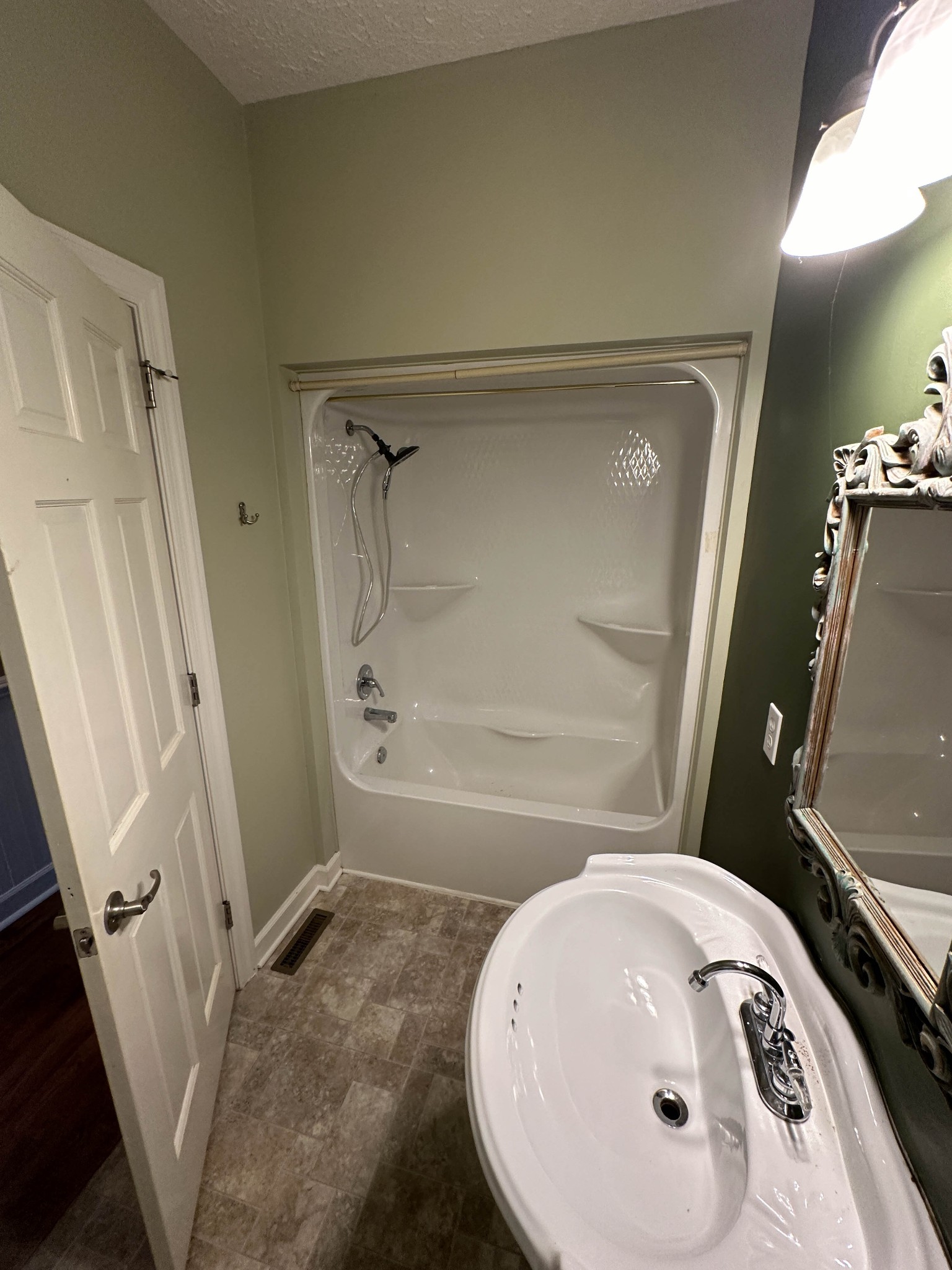 110 Post Road Manchester, TN 37355 - Photo 31 of 68 a bathroom with a sink and a mirror