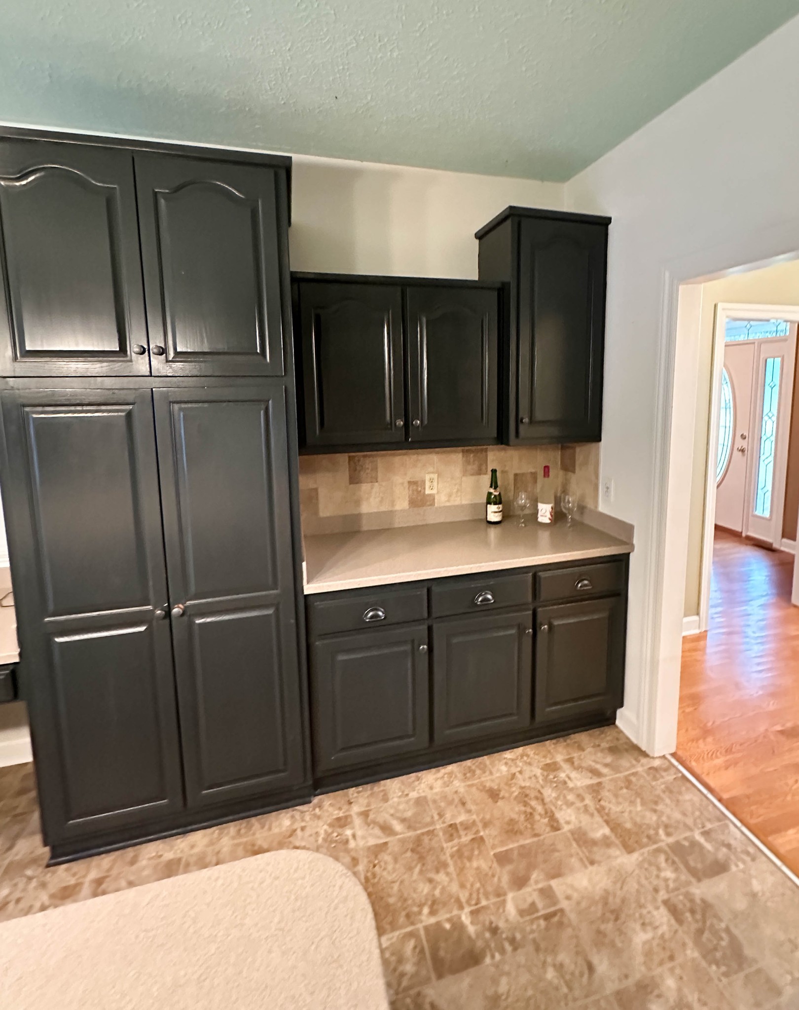 110 Post Road Manchester, TN 37355 - Photo 67 of 68 a kitchen with a refrigerator and cabinets