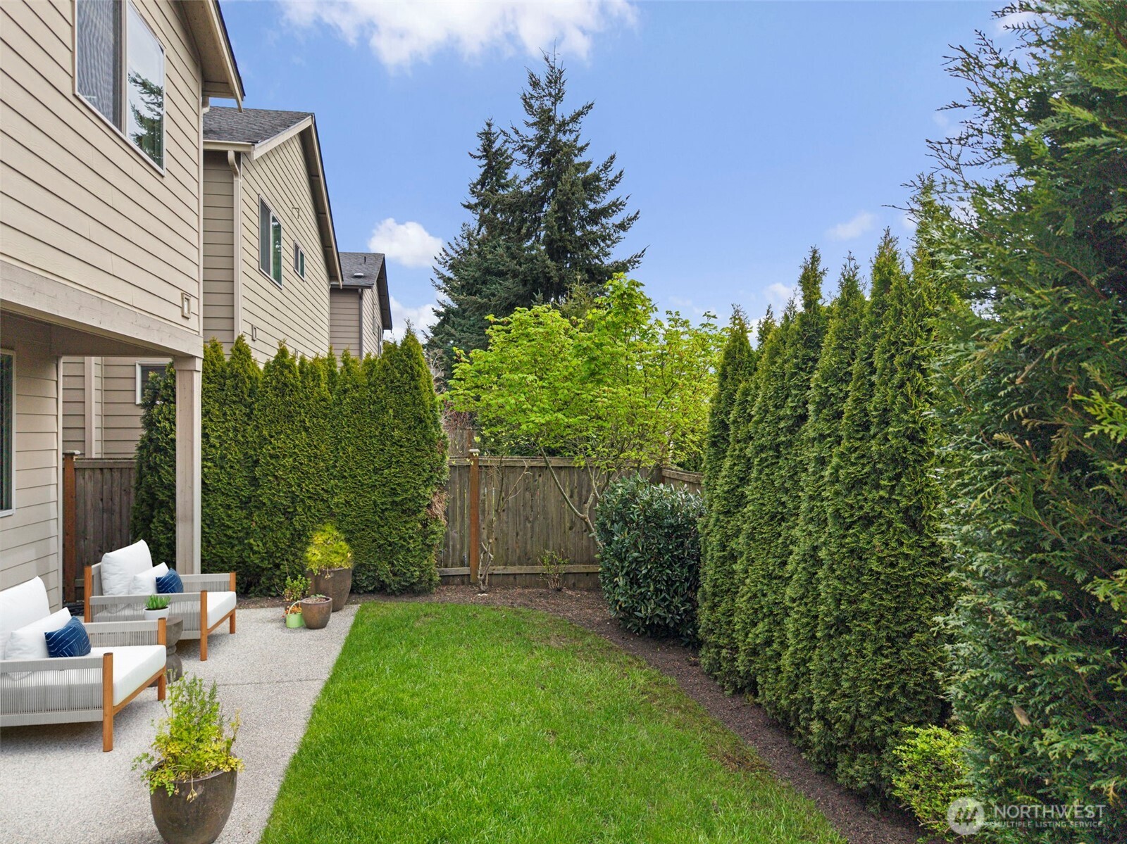 4708 167th Street Southwest Edmonds, WA 98026 - Photo 9 of 23 a view of a patio in back of house