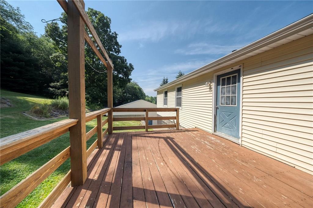 210 Swiontek Road Aliquippa, PA 15001 - Photo 21 of 28 a view of balcony with wooden floor and fence