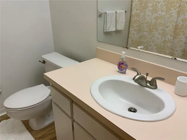 a bathroom with a sink and a toilet