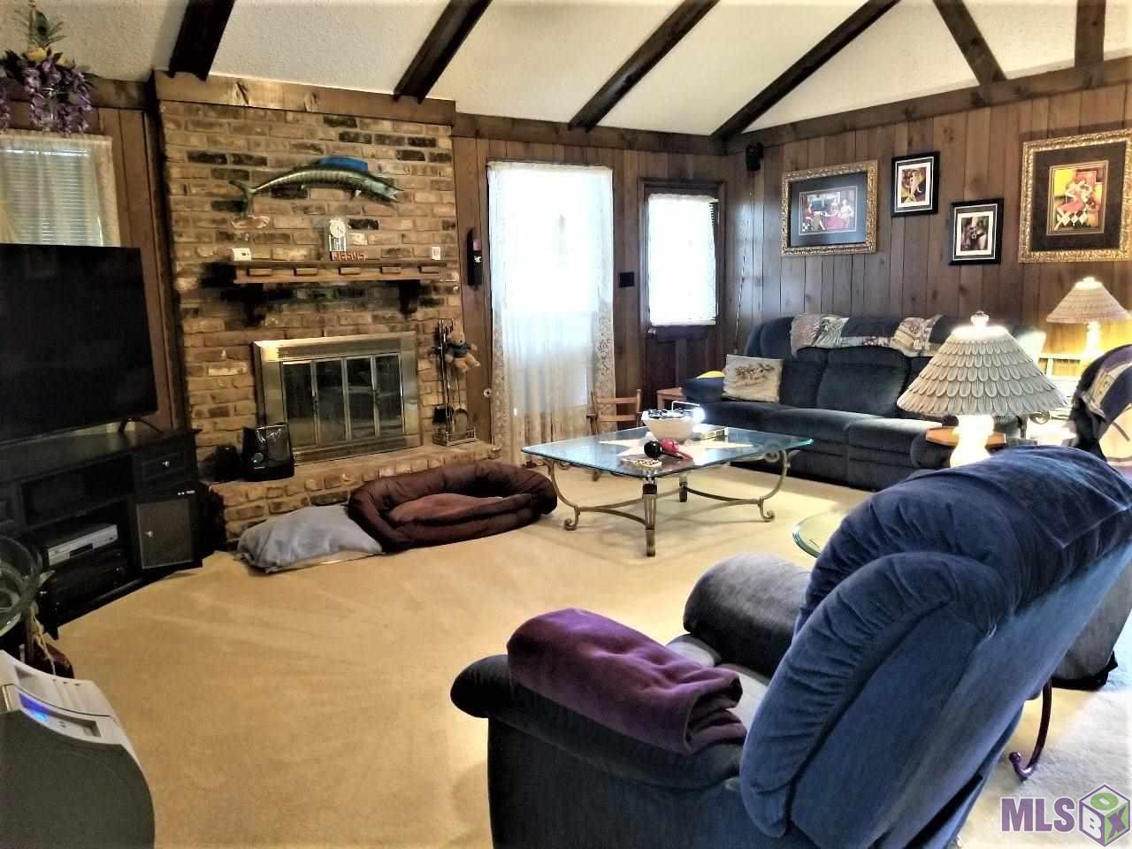 13706 Cypress Ridge Avenue Baton Rouge, LA 70817 - Photo 7 of 41 Large Family Room with Brick Fireplace