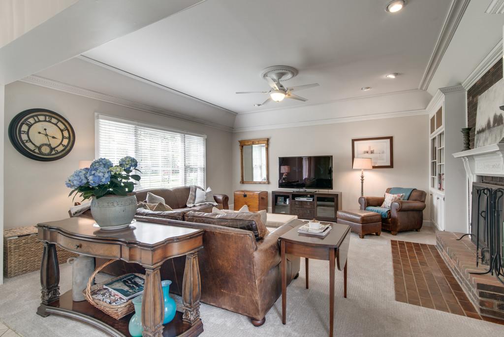 4400 Estes Road Nashville, TN 37215 - Photo 14 of 28 a living room with fireplace furniture and a flat screen tv