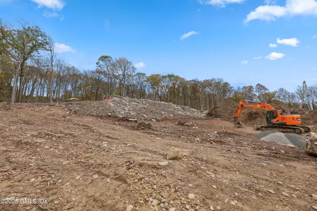 a view of road with trees